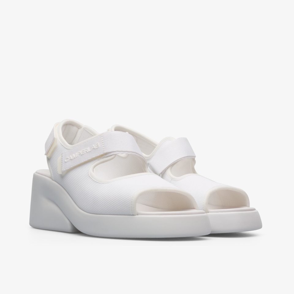 Camper Kaah White - Camper Women's Wedges ||7915-YBDXQ||